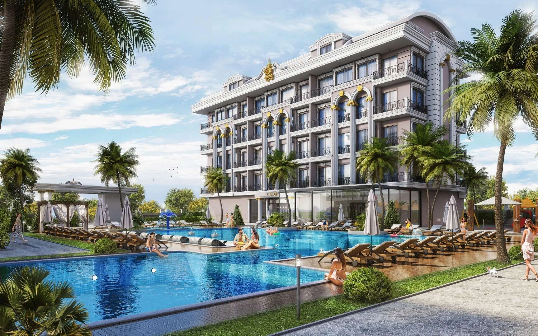 Residential complex in the center of Alanya