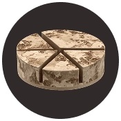 Round button image