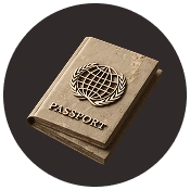 Round button image