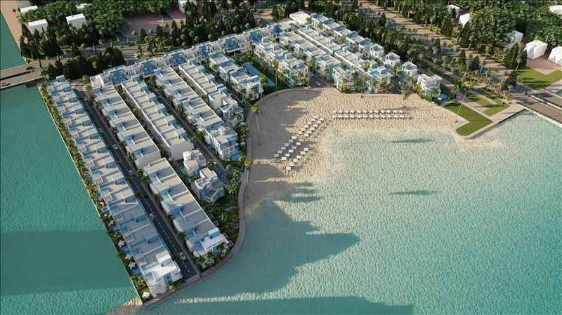 Residential complex on the seafront with swimming pools and terraces, Lusail, Qatar
