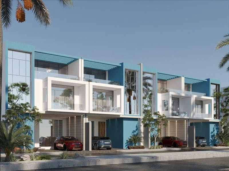 Complex of villas and townhouses with swimming pools and sea views, Qetaifan Island, Lusail, Qatar