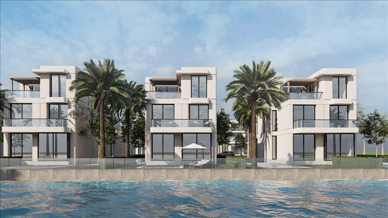 Complex of villas and townhouses with swimming pools and sea views, Qetaifan Island, Lusail, Qatar