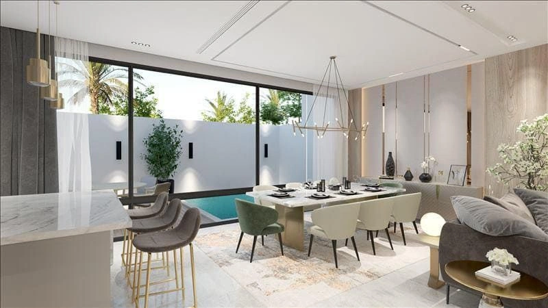 Complex of villas and townhouses with swimming pools and sea views, Qetaifan Island, Lusail, Qatar