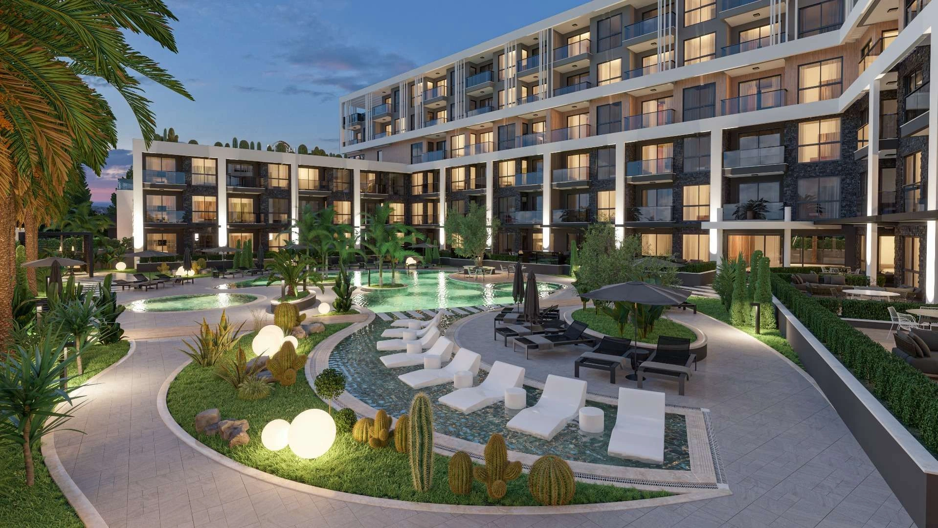 مجتمع آپارتمانی لوکس در آنتالیا