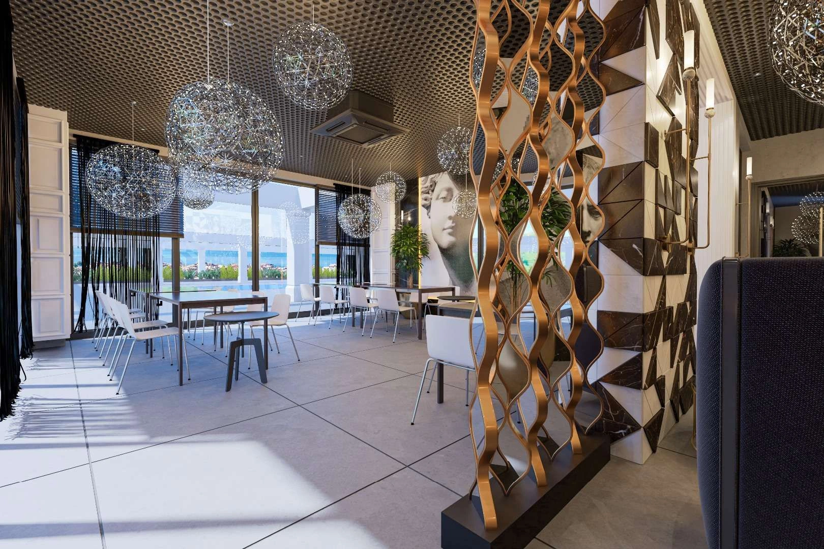 Elite residential complex in center of Alanya
