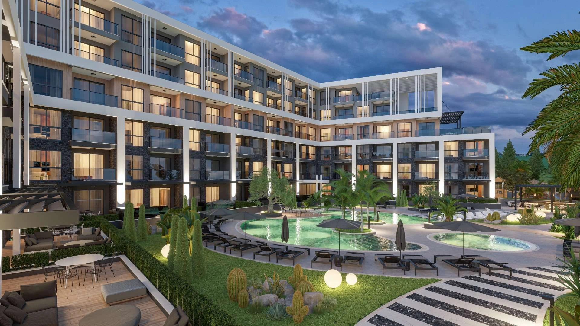 مجتمع آپارتمانی لوکس در آنتالیا