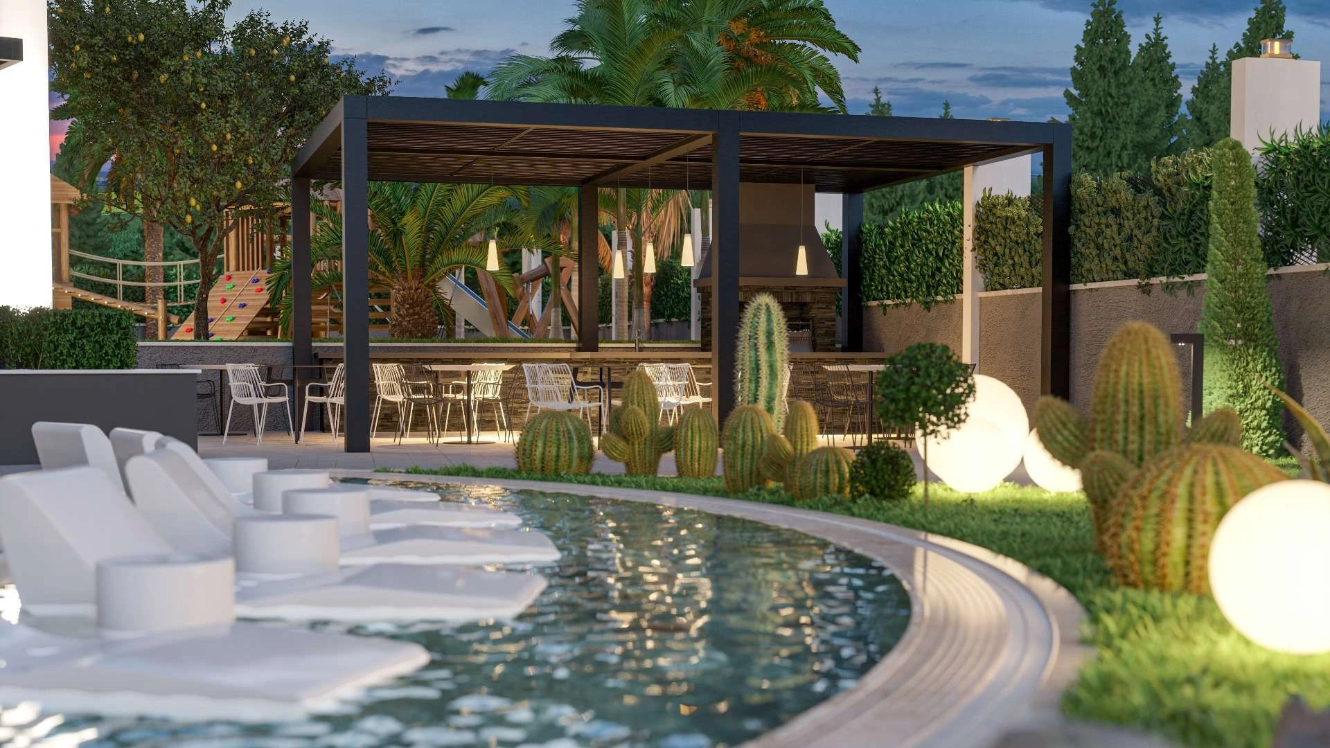 مجتمع آپارتمانی لوکس در آنتالیا