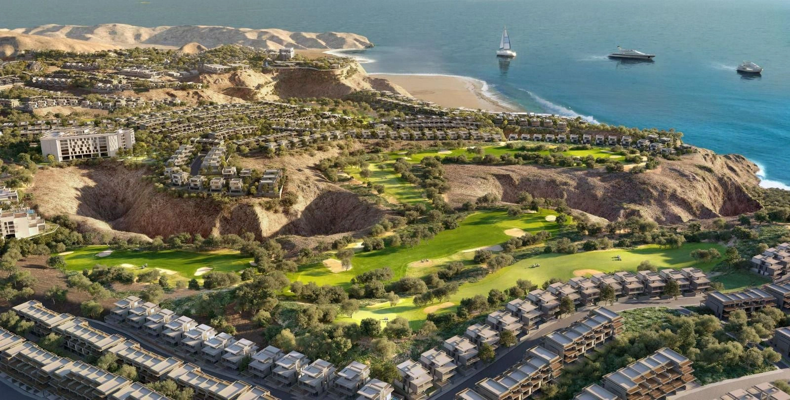 مجمع سكني جديد من الفيلات الحصرية على الواجهة البحرية في بندر جيسا، مسقط، عمان