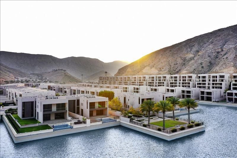 Waterfront villa complex in a large residence with a beach and a 5-star hotel, Muscat, Oman