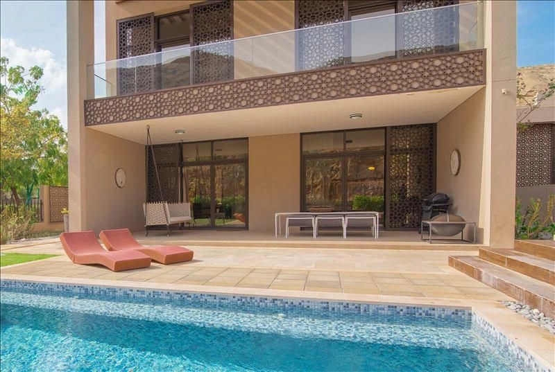 Waterfront villa complex in a large residence with a beach and a 5-star hotel, Muscat, Oman