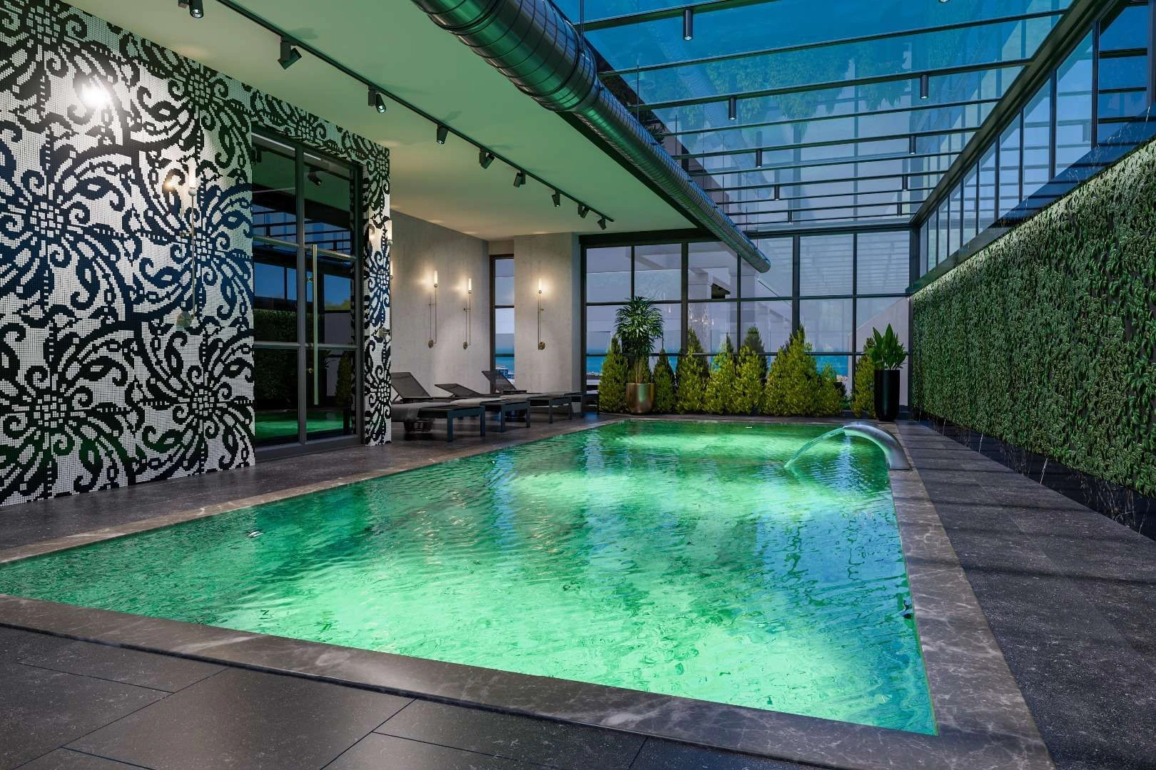 Elite residential complex in center of Alanya