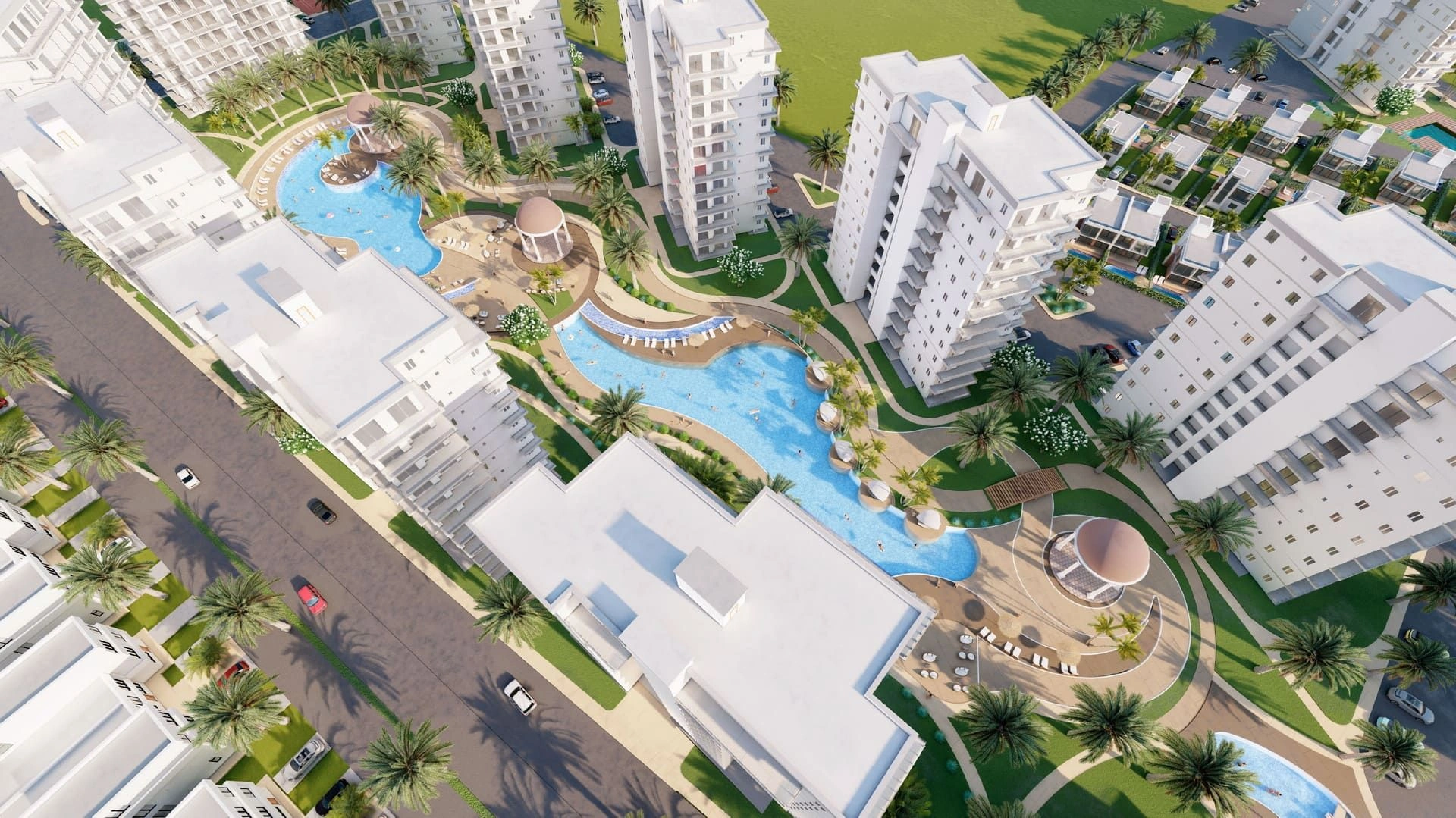 Multifunctional residential complex 300 meters from the beach