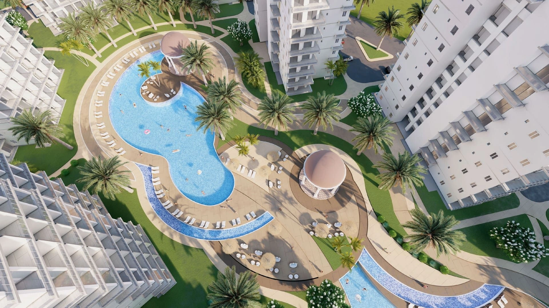 Multifunctional residential complex 300 meters from the beach