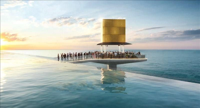 New residence with swimming pools, beach and golf course, Muscat, Oman