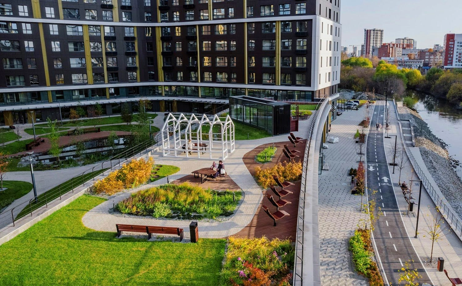 المجمع السكني في منطقة أكتوبر