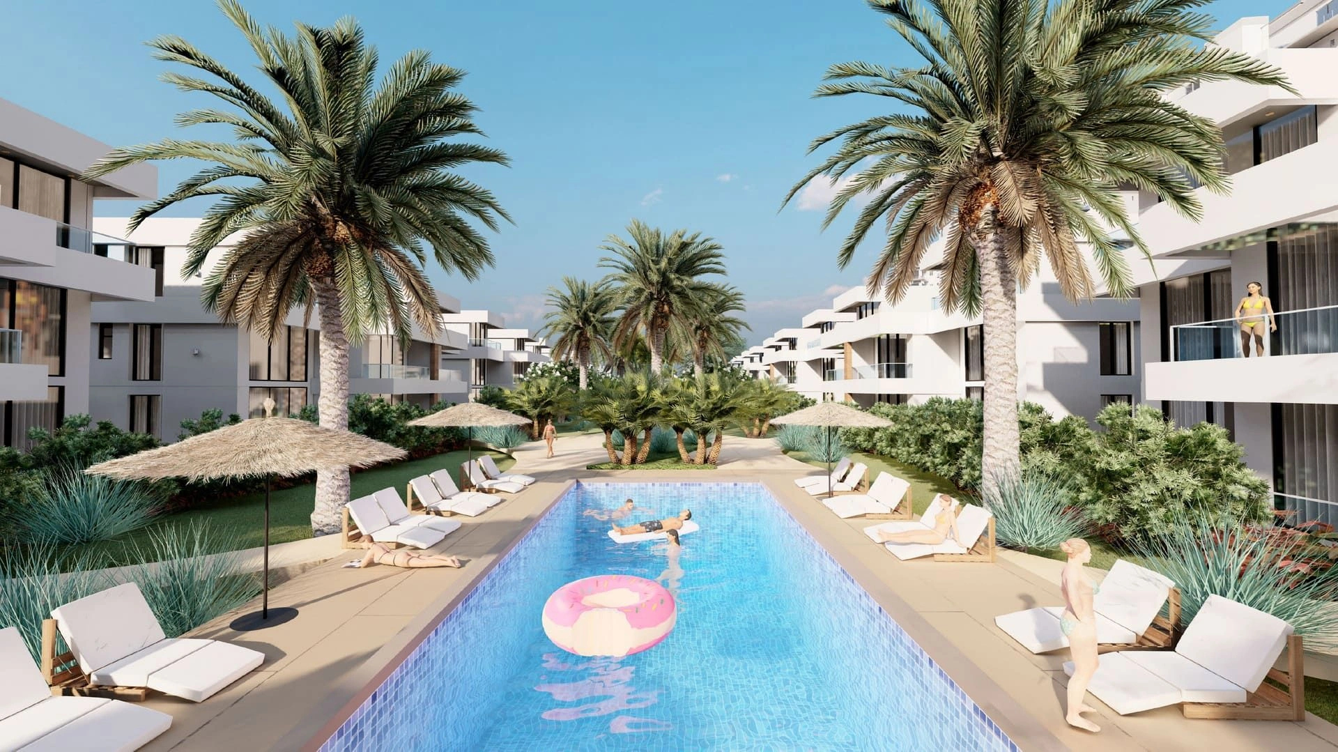 Multifunctional residential complex 300 meters from the beach