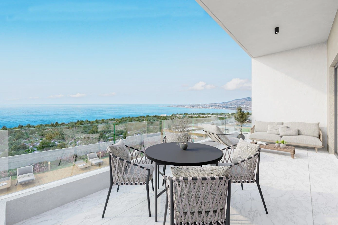 Luxurious residential complex 200 meters from the azure sea in Cyprus