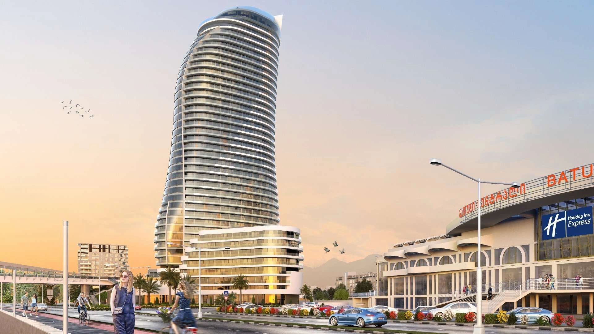 Complejo lujoso en la costa de Batumi
