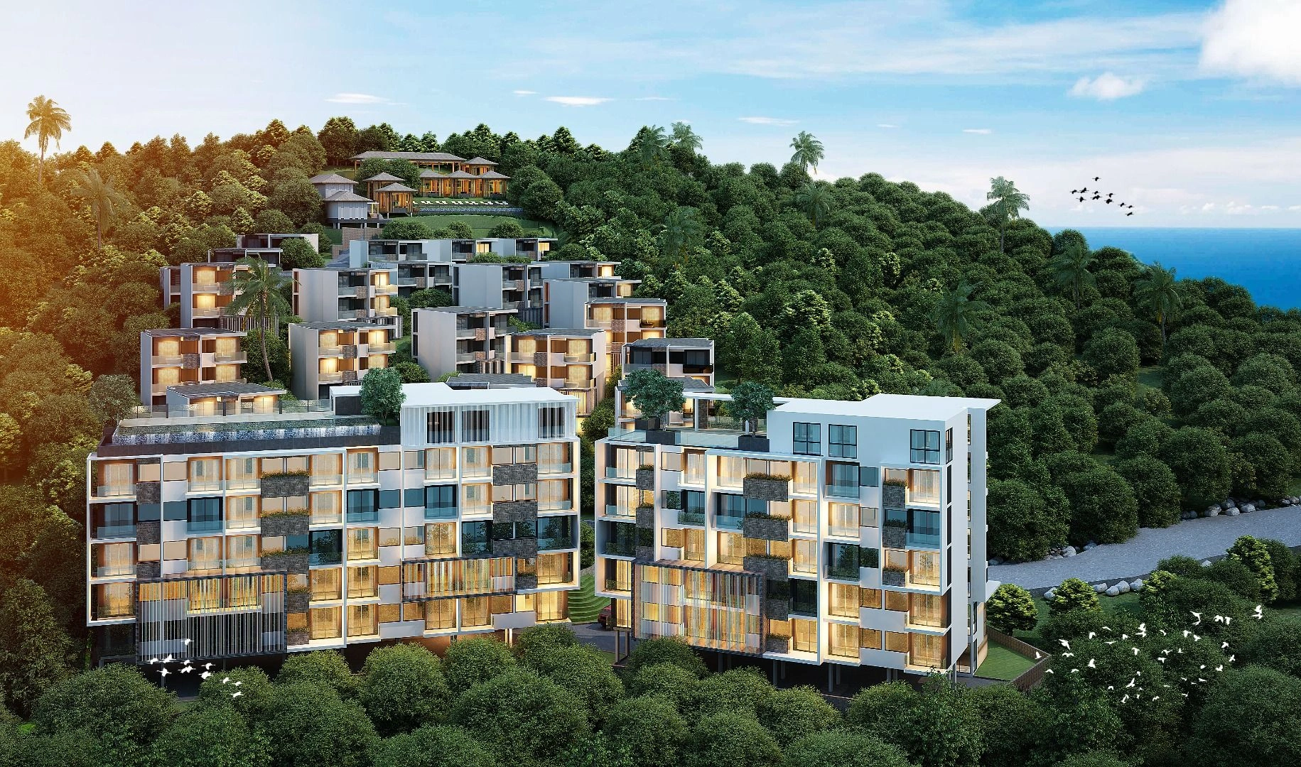 Modern complex 800 meters from Karon Phuket beach
