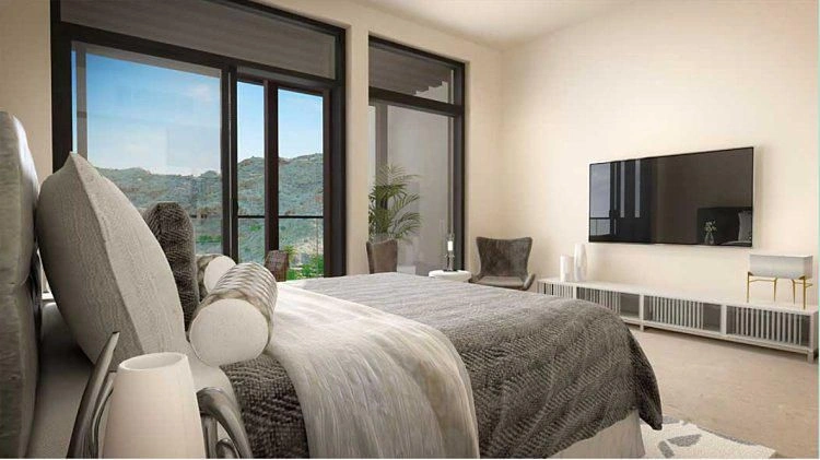 Apartments with private pools in a large residence with a beach and a hotel, Muscat, Oman