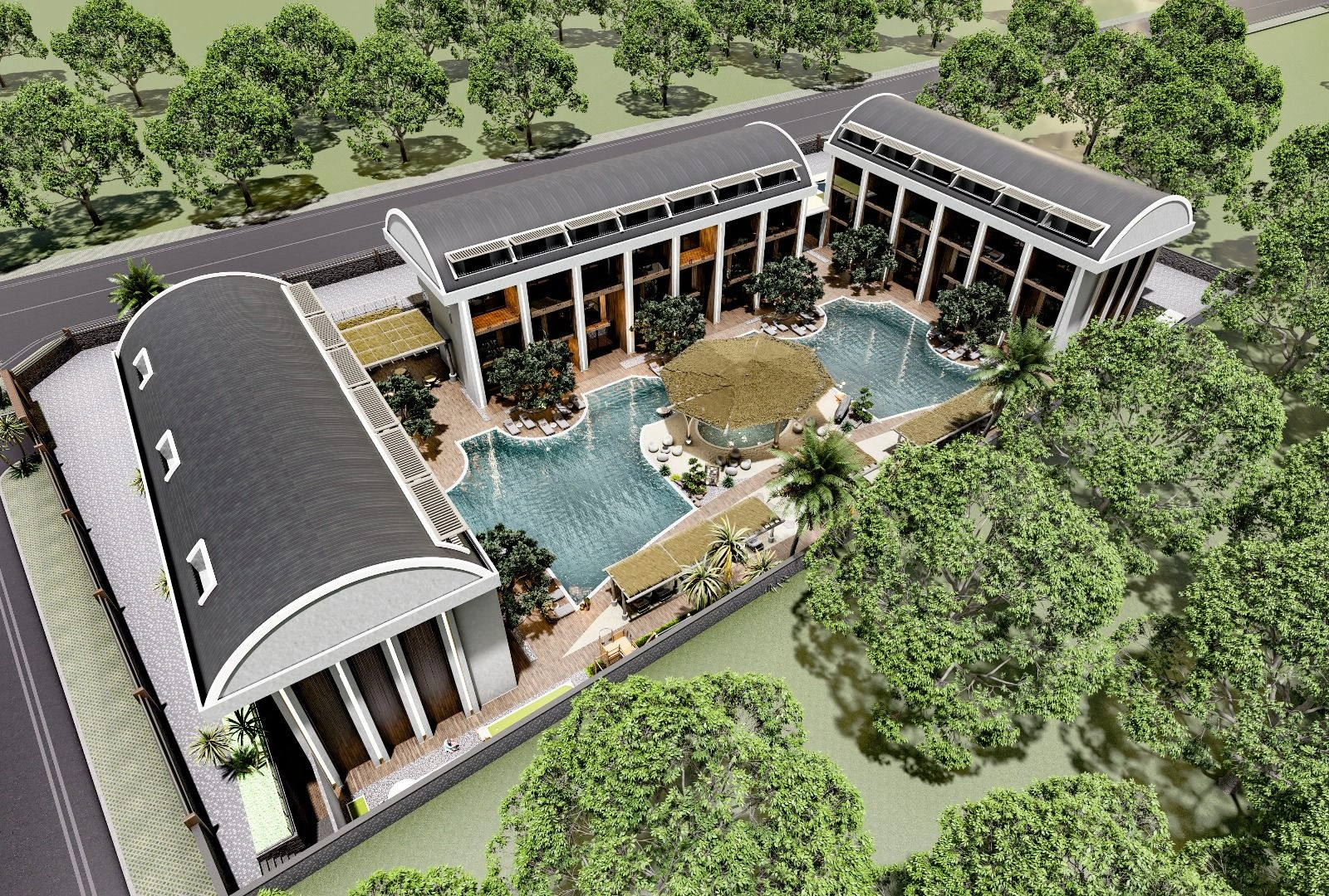 Projet de prestige près de la mer à Alanya, Turquie