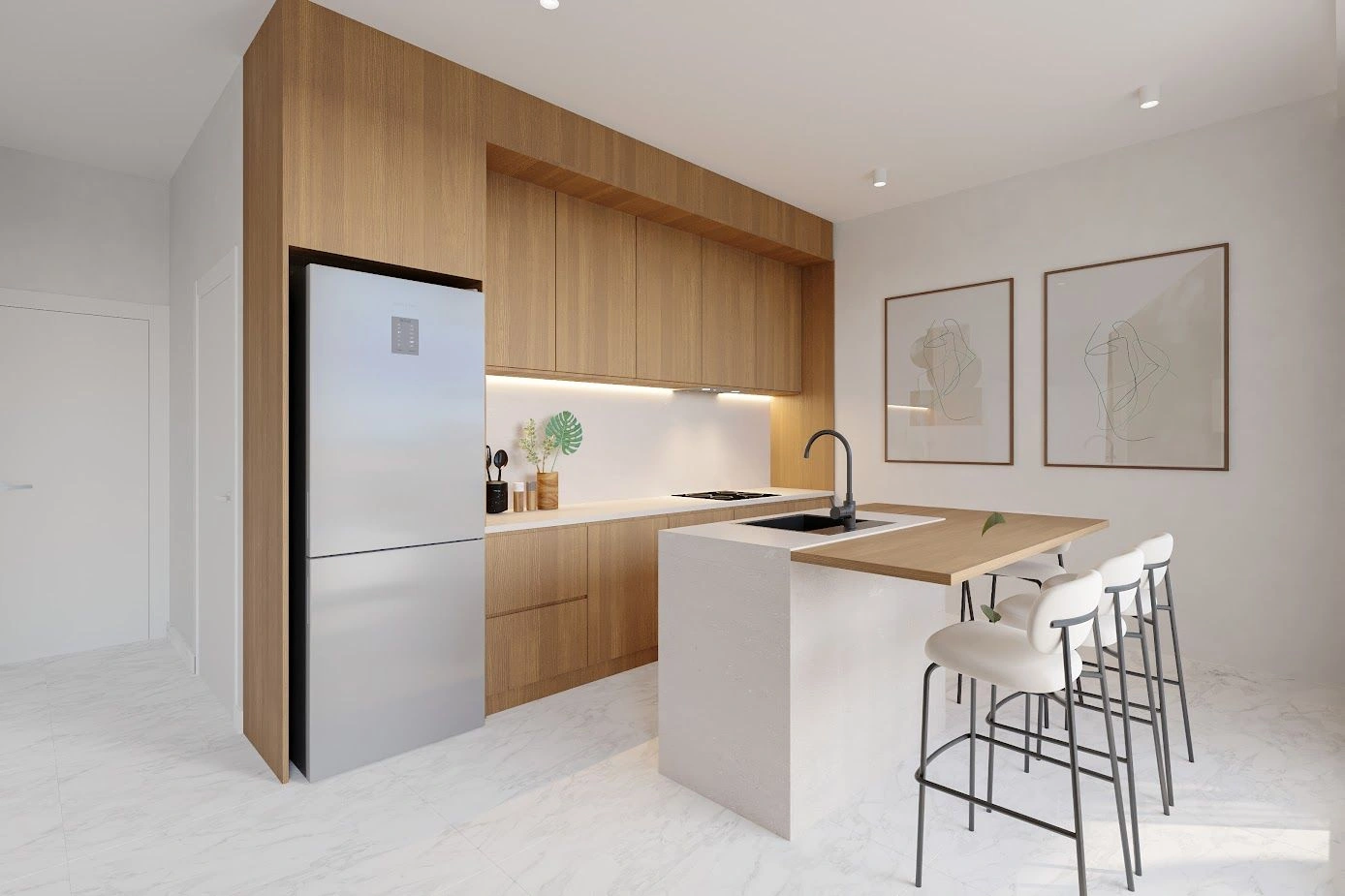 Luxurious residential complex 200 meters from the azure sea in Cyprus