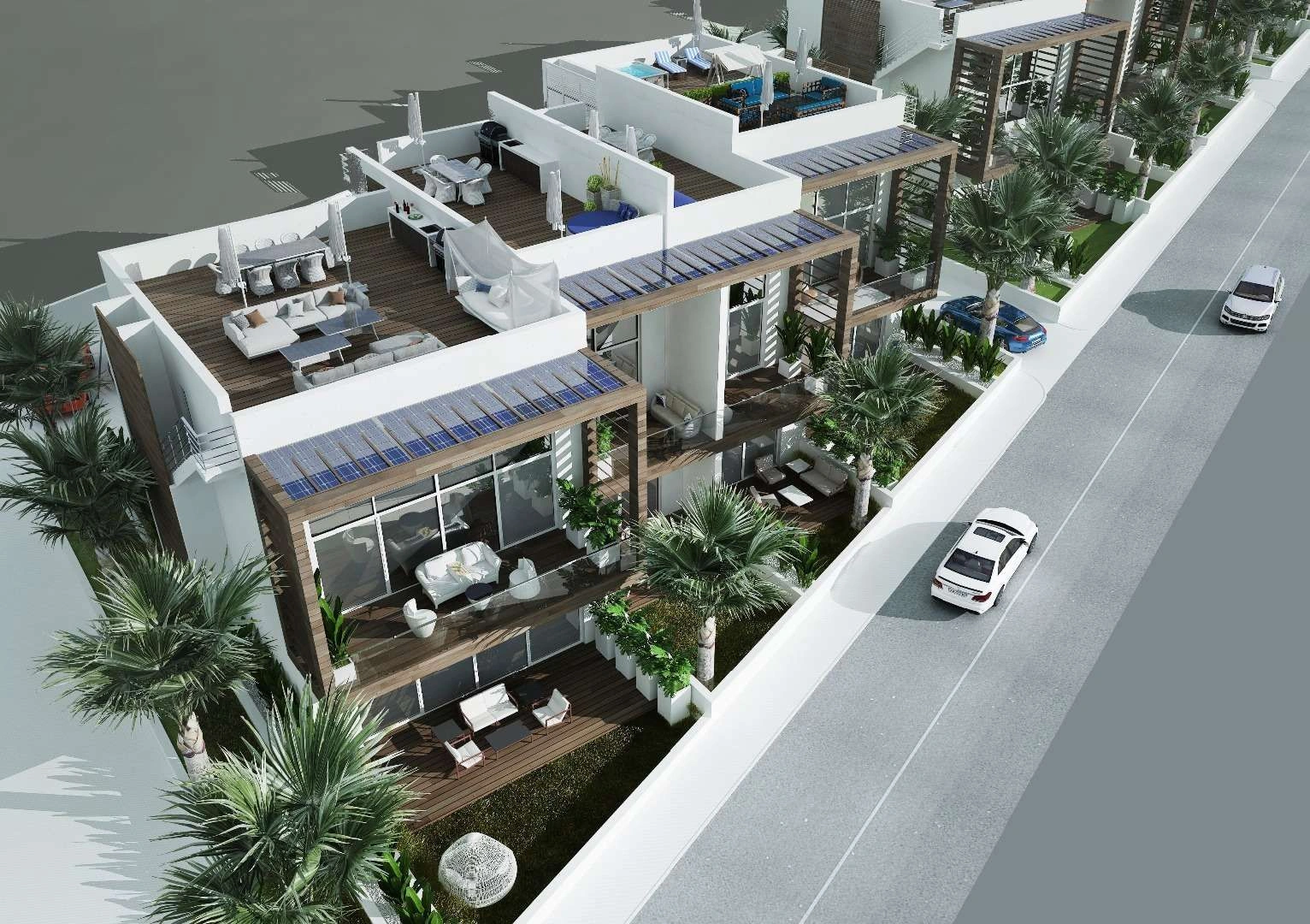 Modern premium residential complex in Northern Cyprus