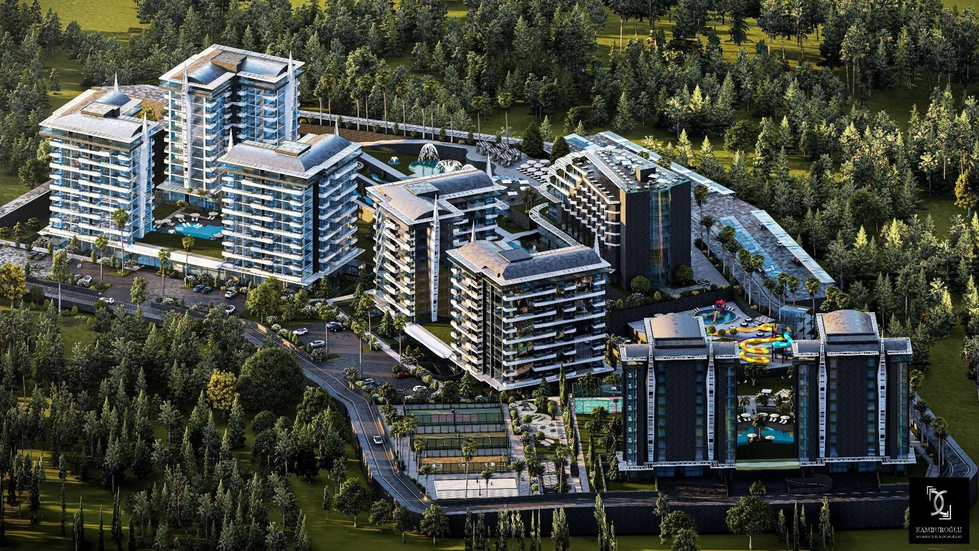 Complejo exclusivo de lujo en Incekum Alanya