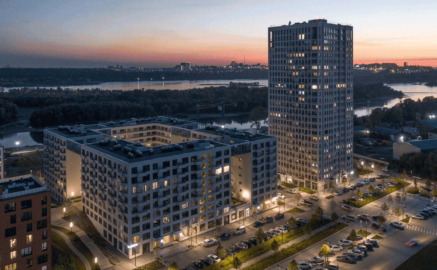 Residential complex in the Oktyabrsky district