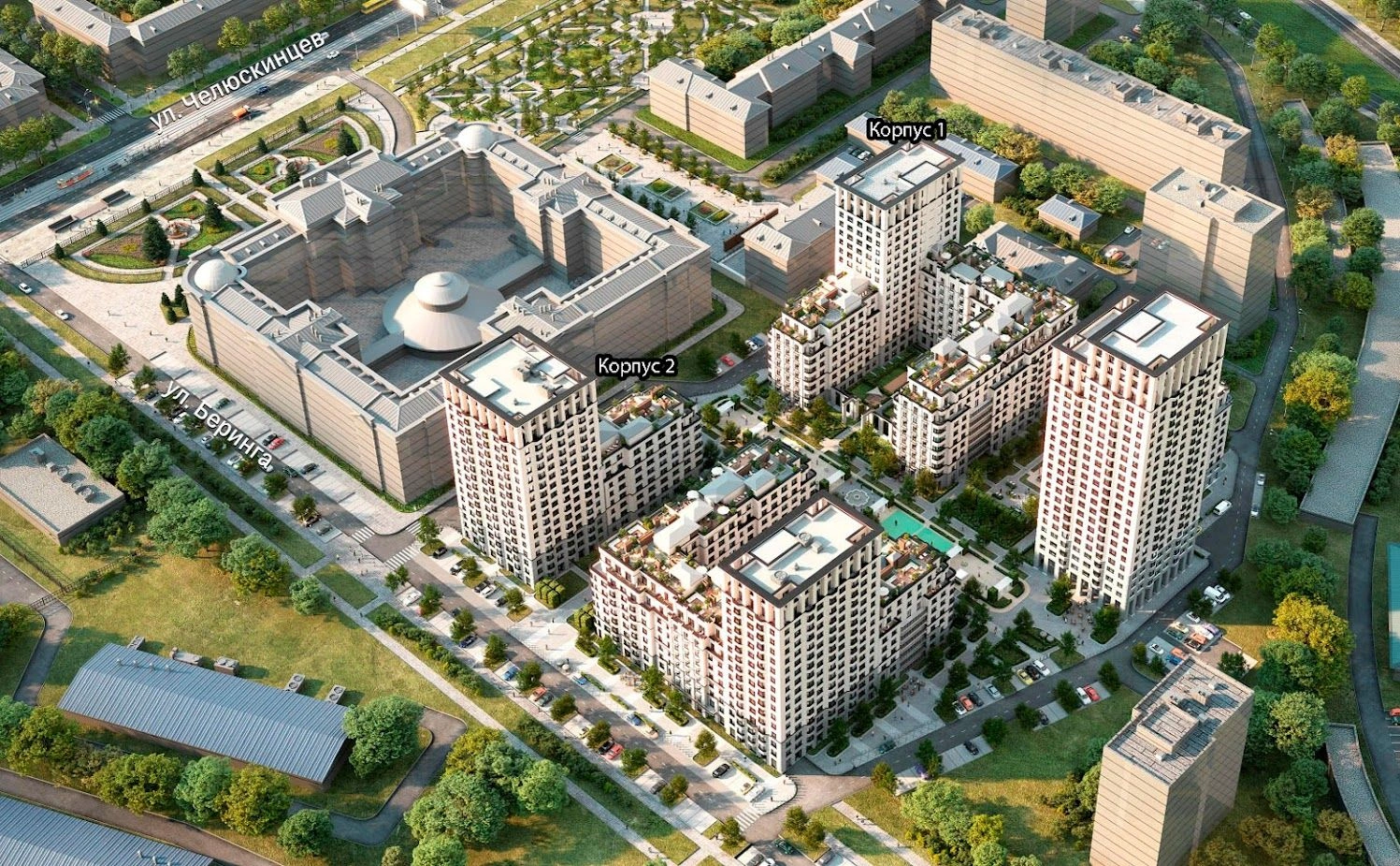 مجمع سكني في وسط يكاترينبورغ