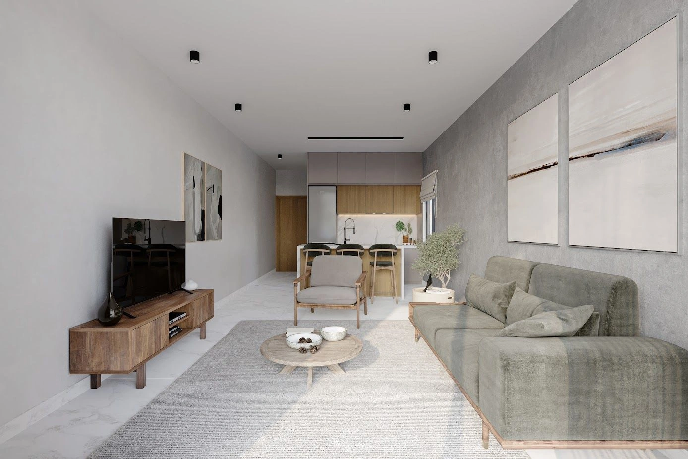 Luxurious residential complex 200 meters from the azure sea in Cyprus