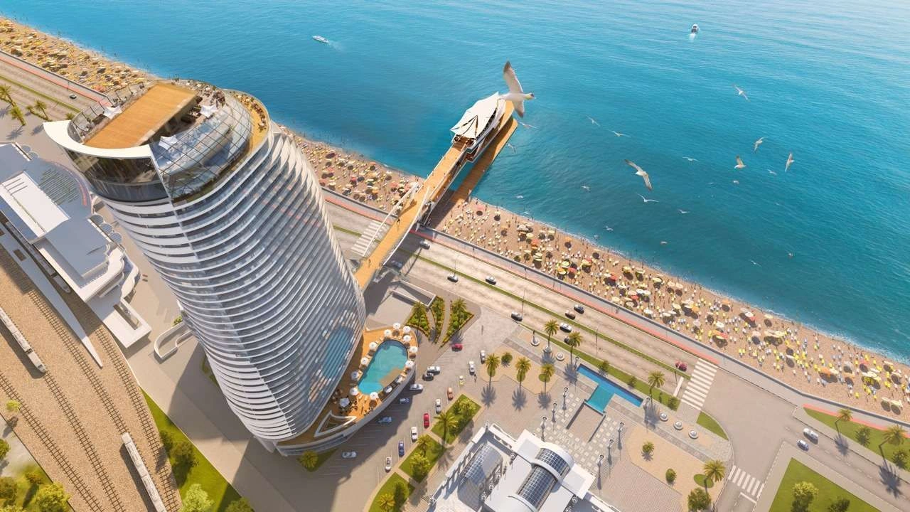 Complejo lujoso en la costa de Batumi