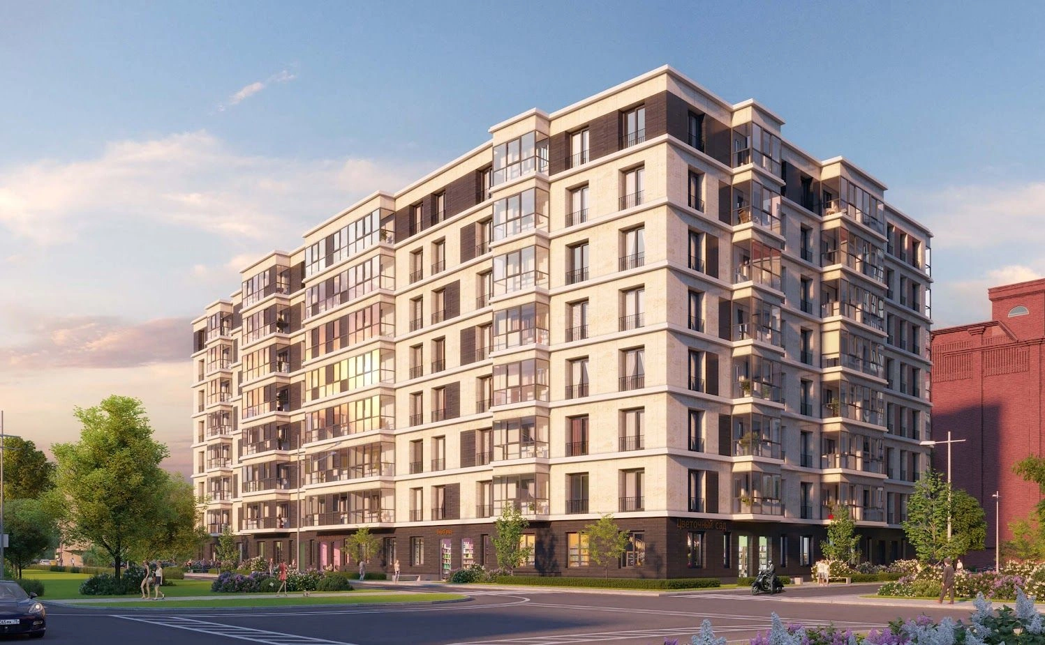 Residential complex in Saint-Petersburg