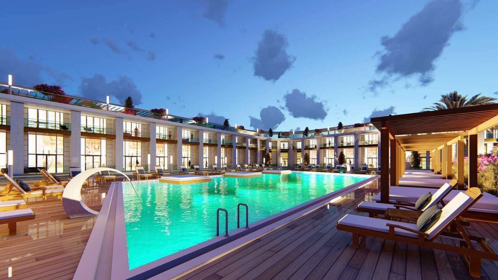 Project on coastline in Lapta area of Northern Cyprus