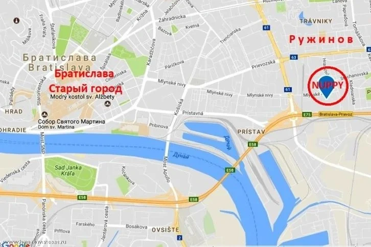 ब्रातिस्लावा, स्लोवाकिया में नई इमारत में एक बेडरूम का अपार्टमेंट