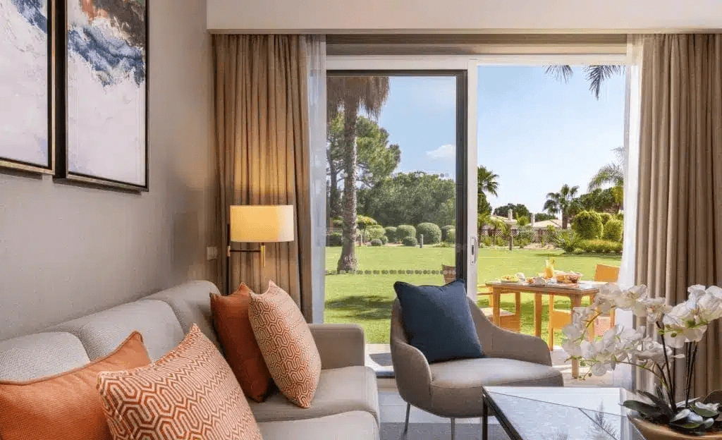 Hotel complex in luxury resort of Quinta do Lago, Portugal