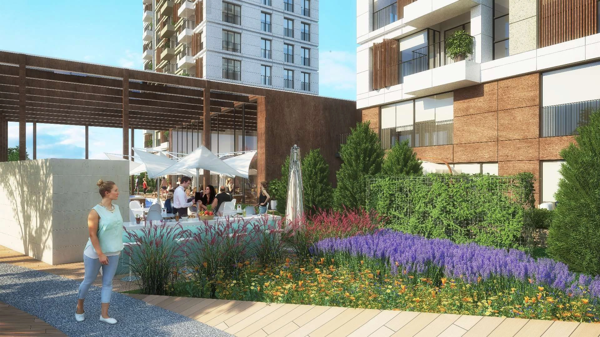 Elite residential complex in Kartal area of Istanbul