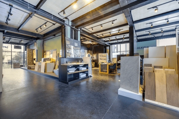 Commercial real estate with stained glass windows