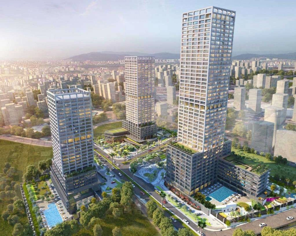 Elite residential complex in Atasehir area of Istanbul
