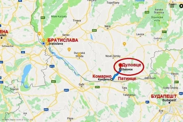 Casa na vila de Dulovce perto de Komarno, Eslováquia