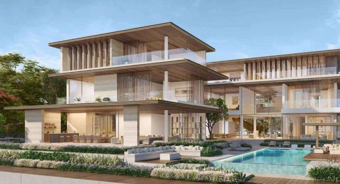 Exquisite residential complex with villas on the coast in Oman