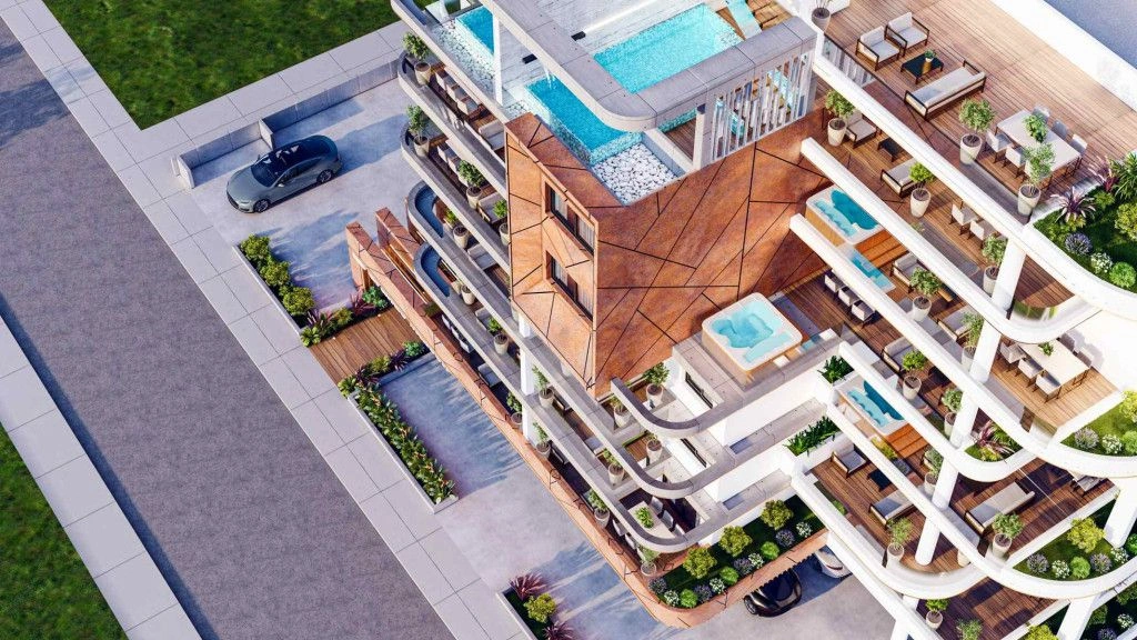 مجمع سكني حديث مُسيّج يضم 20 شقة في لارنكا