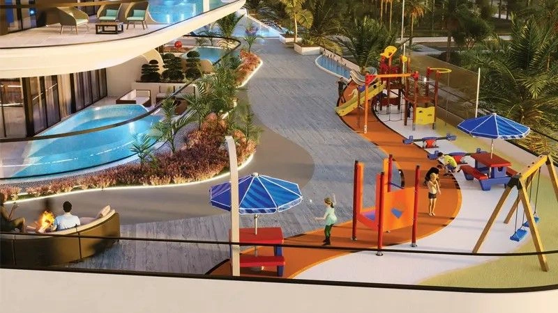 Premium class residential complex in Dubai