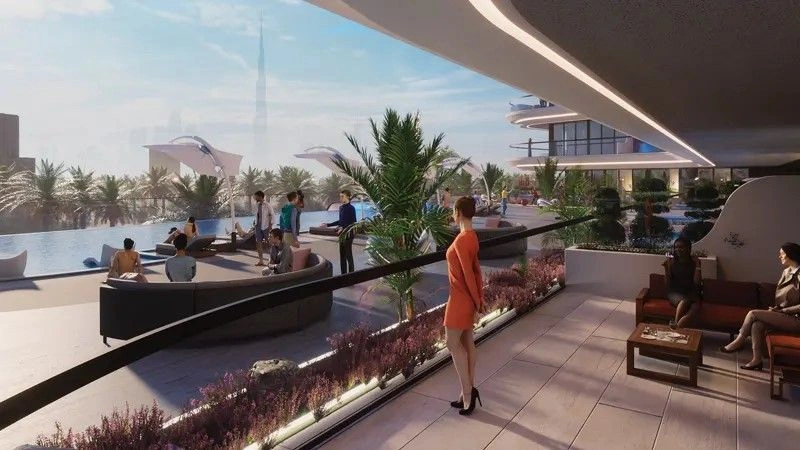 Premium class residential complex in Dubai