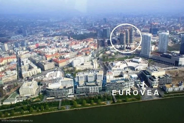 查看位于布拉迪斯拉发的高端综合体公寓