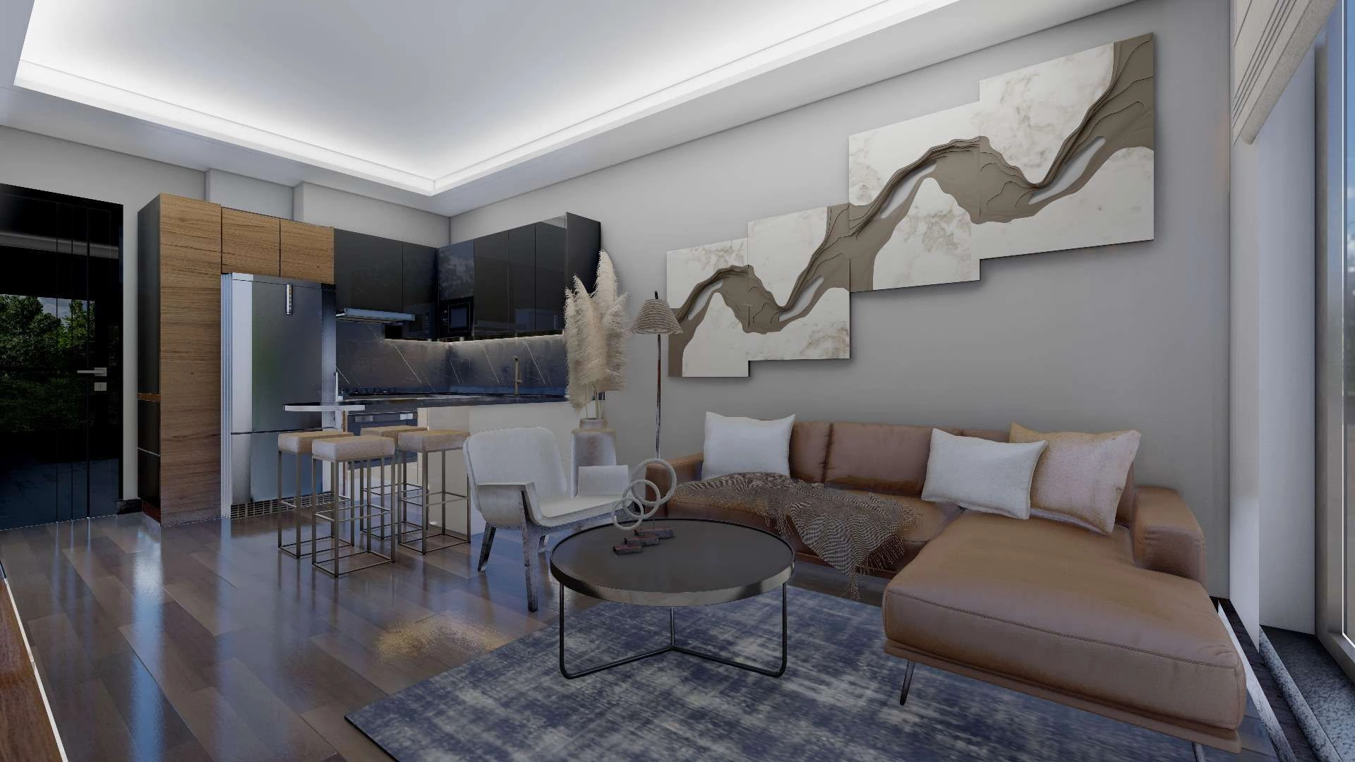 Residential complex 400 meters from the beach Alanya