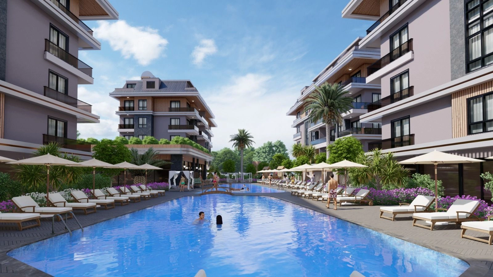 Nuevo complejo residencial en una zona prestigiosa de Alanya