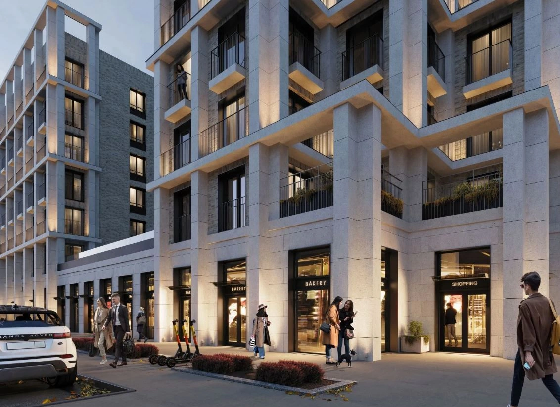 Modern complex in St. Petersburg Russia