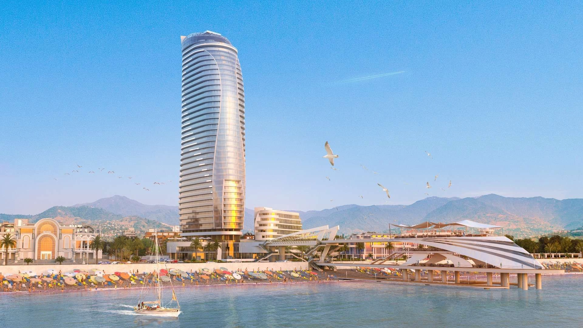 Complejo lujoso en la costa de Batumi