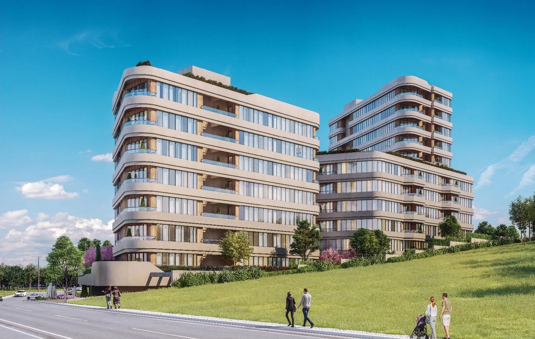 مشروع يقع في الحي التجاري في أتا شهير